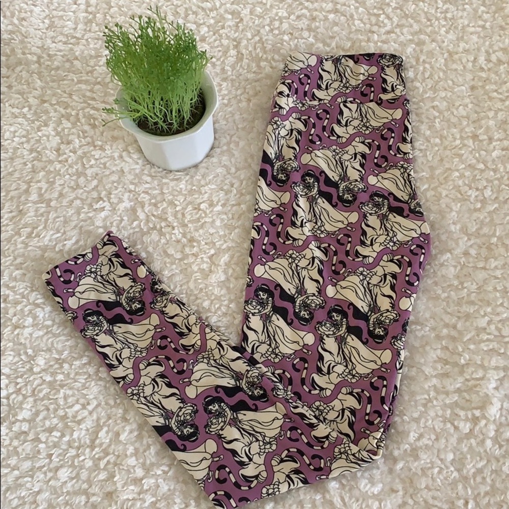 NWOT LuLaRoe Jasmine Disney OS Leggings